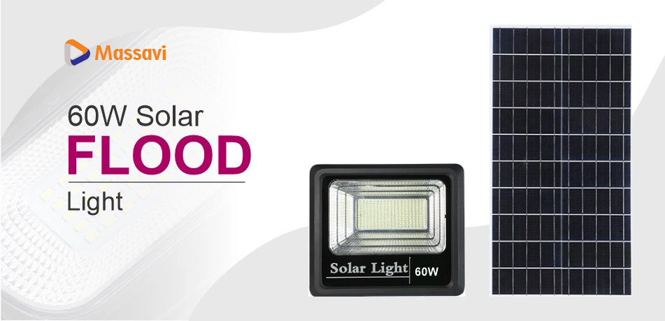 60W Solar Flood Light